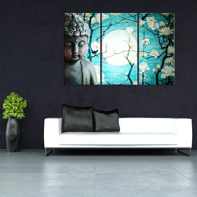3 Pieces Canvas Poster Painting Buddha and White Flowers Blossoming Print Home Decor Poster Moon HD Painting Room Decoreation
3 Pieces Canvas Poster Painting Buddha and White Flowers Blossoming Print Home Decor Poster Moon HD Painting Room Decoreation