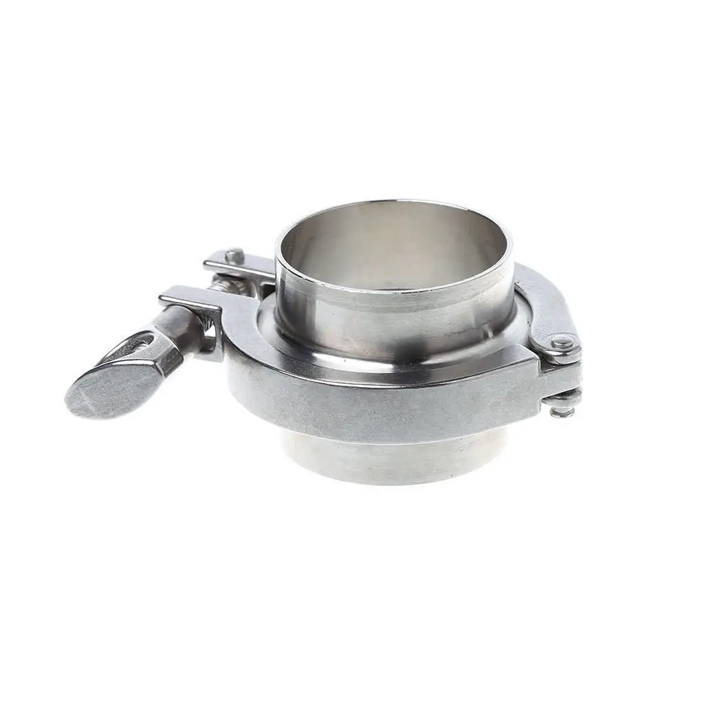 Sanitary Pipe Tri-Clamp Ferrule Set Gasket Silver Stainless Steel Accessory SS304 Ferrule Set 2" OD Durable
Sanitary Pipe Tri-Clamp Ferrule Set Gasket Silver Stainless Steel Accessory SS304 Ferrule Set 2" OD Durable