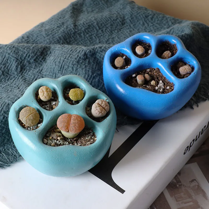 Multicolor Lovely Cat Paw Flower Pot Mini Succulent Plant Container Home Garden Ornament Creative Planter Micro Landscape Bonsai
Multicolor Lovely Cat Paw Flower Pot Mini Succulent Plant Container Home Garden Ornament Creative Planter Micro Landscape Bonsai