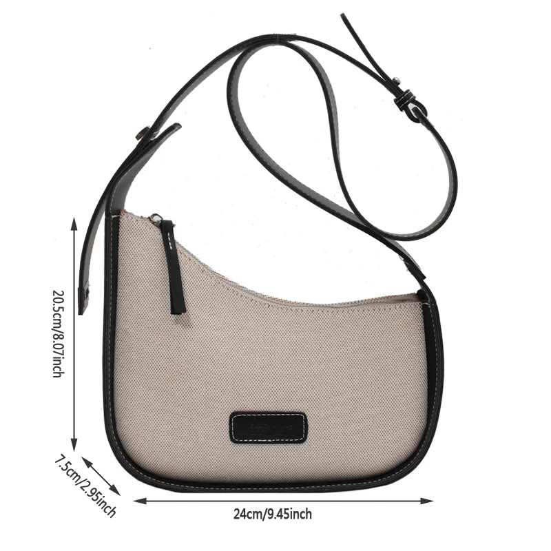 Casual Canvas Underarm Bag Ladies Solid Color Shoulder Bags Fashion Female Crossbody Bags Canvas Women Handbags 2021 New Purses
Casual Canvas Underarm Bag Ladies Solid Color Shoulder Bags Fashion Female Crossbody Bags Canvas Women Handbags 2021 New Purses