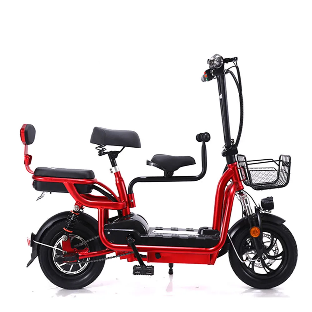 

Электрический велосипед складной мини маленький женский скутер литиевая батарея Родитель Ребенок мать три человека взрослый универсальны...