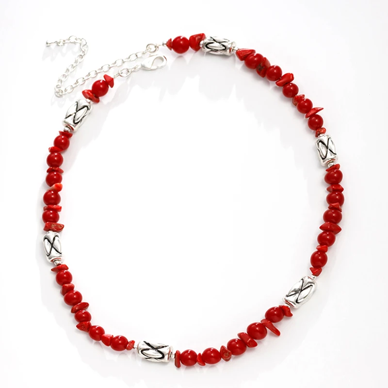 Jaeeyin 2021 New Arrivals Fashion Ethnic Red Beads String Up With Natural Coral Religious Accessory Statement Classic Necklace
Jaeeyin 2021 New Arrivals Fashion Ethnic Red Beads String Up With Natural Coral Religious Accessory Statement Classic Necklace