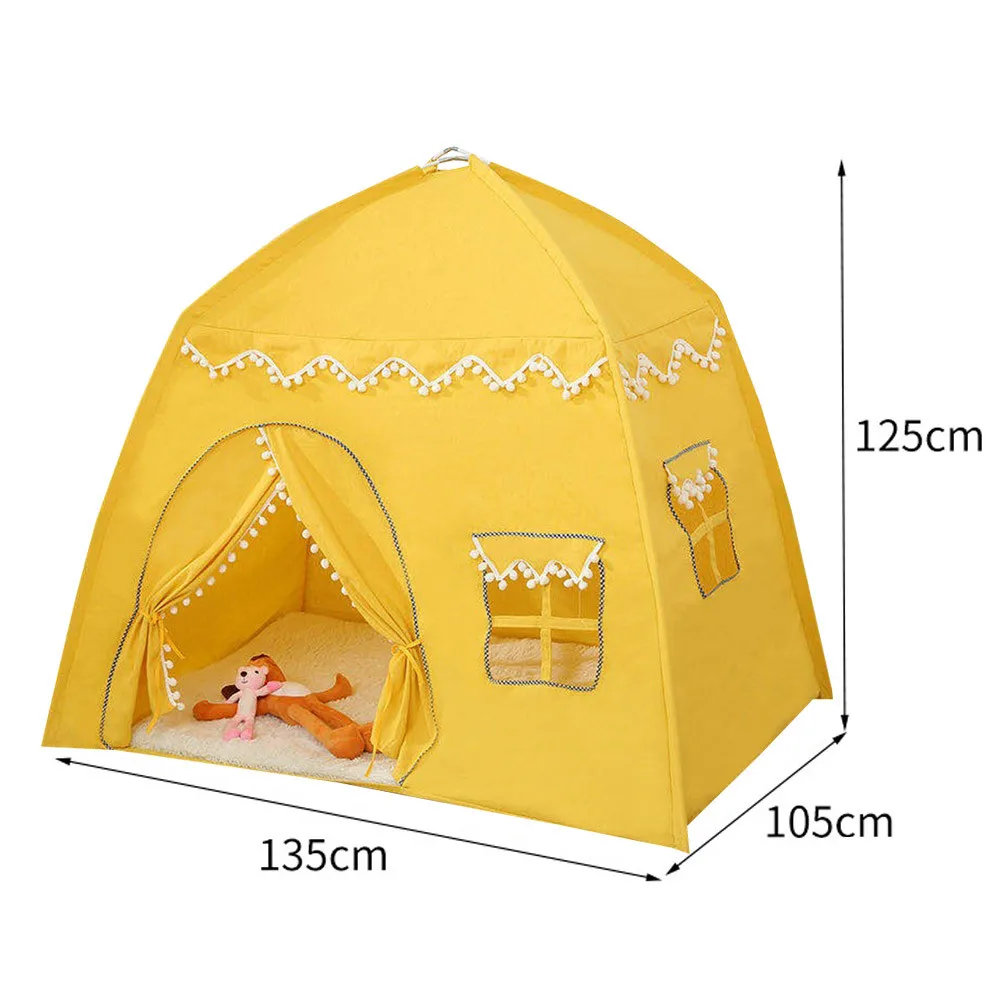 51*51*39in Foldable Princess Castle Children's Play Tent Large Space Cabin Pink Indoor Game House Gift For Children Girls
51*51*39in Foldable Princess Castle Children's Play Tent Large Space Cabin Pink Indoor Game House Gift For Children Girls