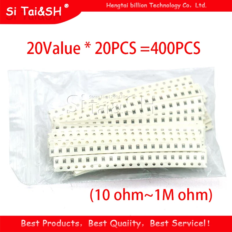 20 значение * 20 шт = 400 шт 0805 SMD набор резисторов 1% 1/8 Вт (10 Ом ~ 1 м ом) компонент diy набор образцов Новый и оригинальный
20 значение * 20 шт = 400 шт 0805 SMD набор резисторов 1% 1/8 Вт (10 Ом ~ 1 м ом) компонент diy набор образцов Новый и оригинальный