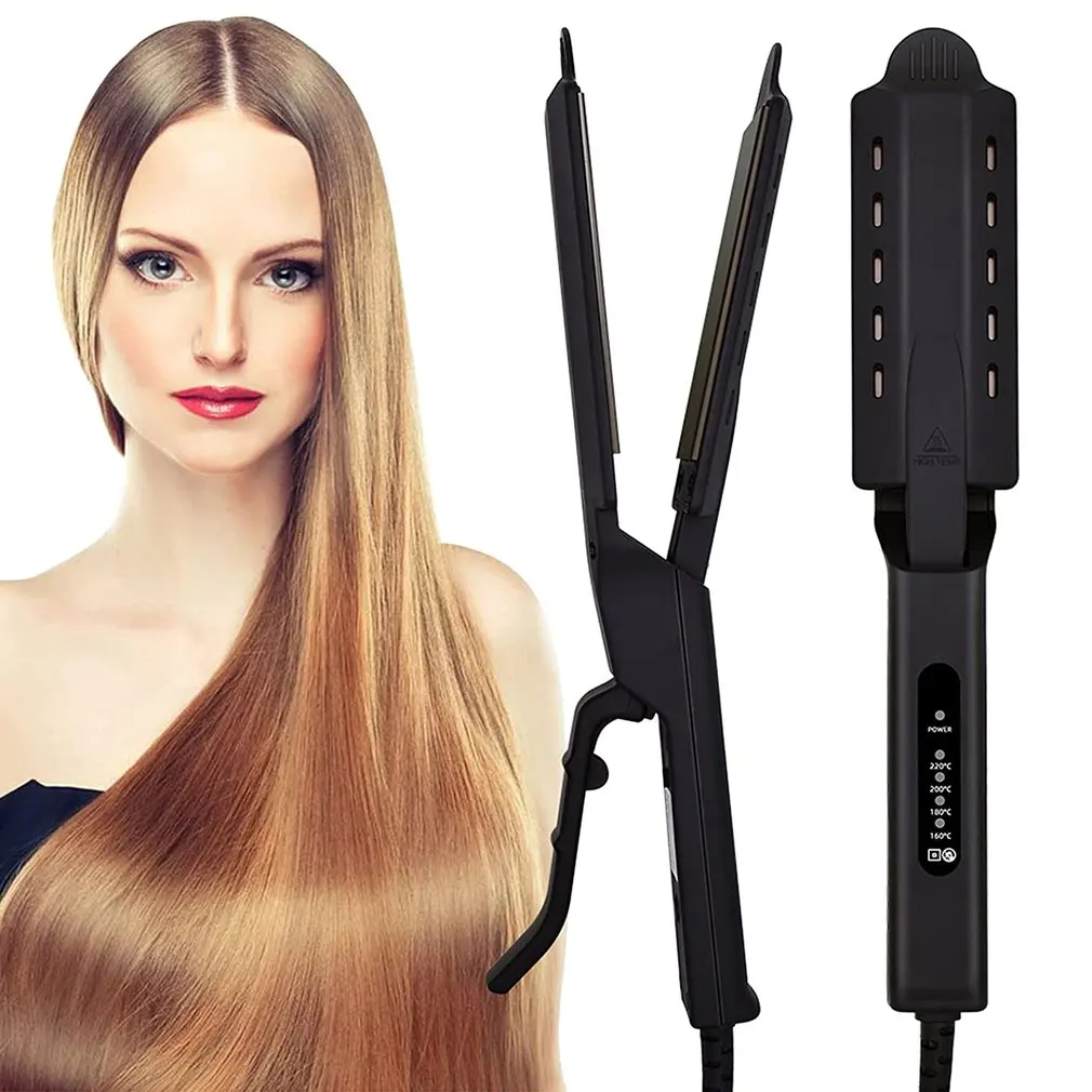 Hair Straightener Ceramic Ionic Flat Iron Straightens With Four Adjustable Temperature Hair Treatment Styling Tools
Hair Straightener Ceramic Ionic Flat Iron Straightens With Four Adjustable Temperature Hair Treatment Styling Tools