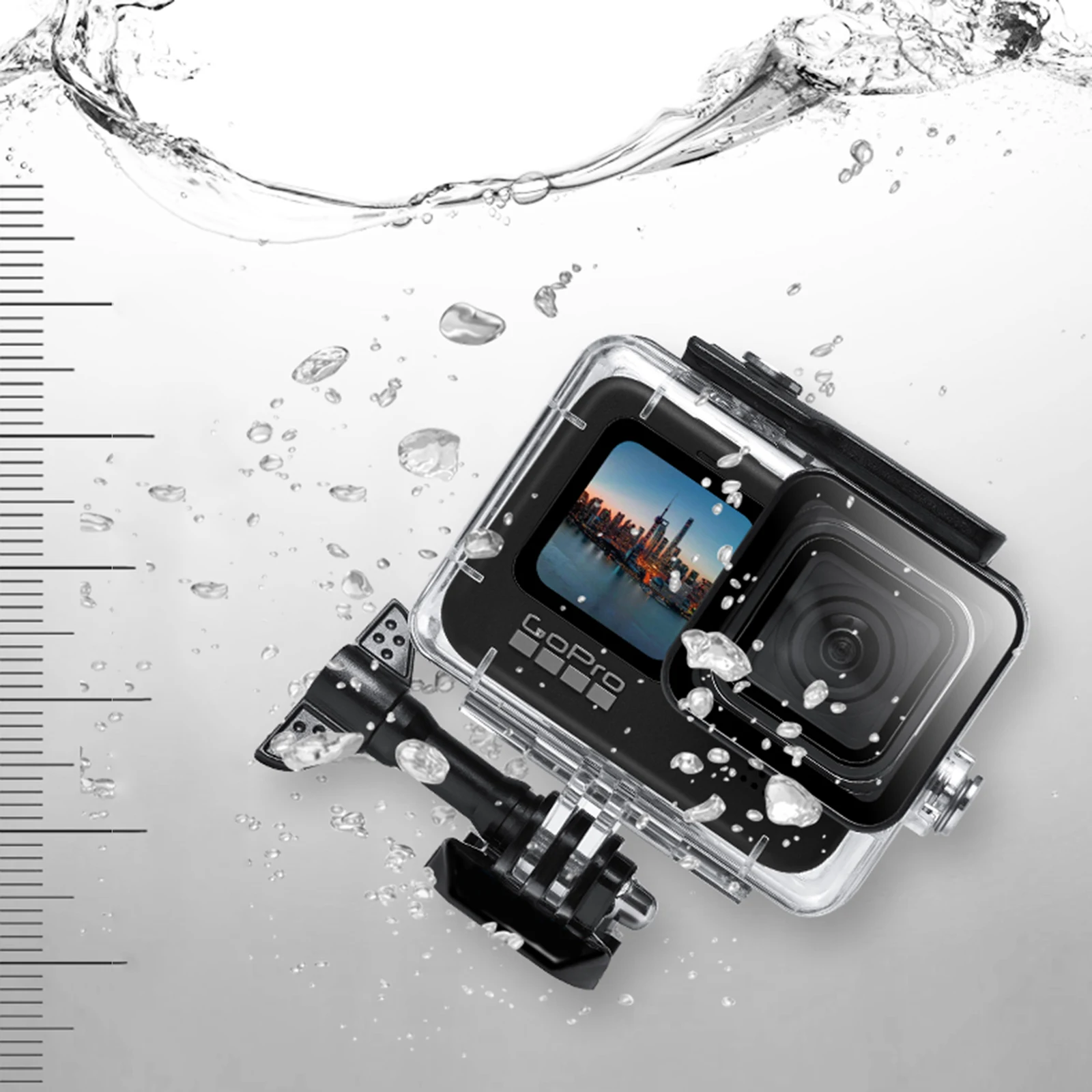 New Waterproof Case For GoPro Hero9 Black 40M Underwater Dive Housing Protective Shell Gopro9 Waterproof Case Black
New Waterproof Case For GoPro Hero9 Black 40M Underwater Dive Housing Protective Shell Gopro9 Waterproof Case Black