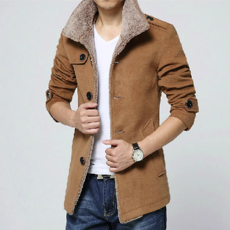 Winter Jackets Mens Casual Men Blends Fleece Warm Windbreaker Coats Men Jackets Clothing Fashion Bomber Jacket Men Coat Solid
Winter Jackets Mens Casual Men Blends Fleece Warm Windbreaker Coats Men Jackets Clothing Fashion Bomber Jacket Men Coat Solid