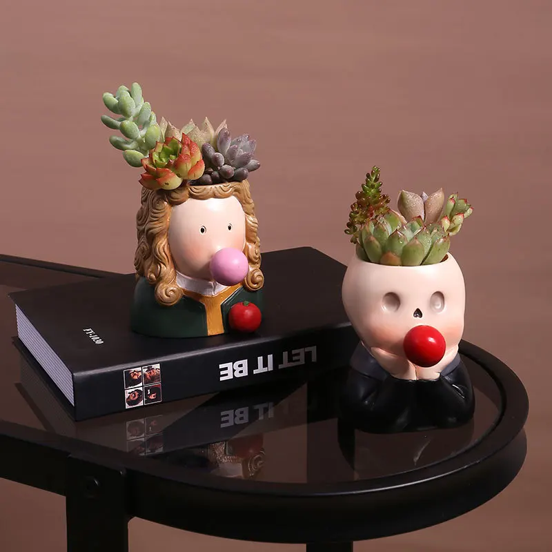 Nordic Creative Resin Body Art Cute Cartoon Plant Flower Pot Living Room Balcony Home Decorat Ornaments
Nordic Creative Resin Body Art Cute Cartoon Plant Flower Pot Living Room Balcony Home Decorat Ornaments