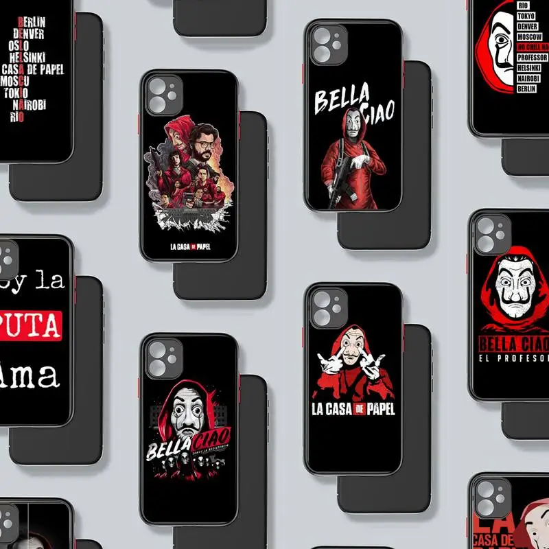 Spain TV Money Heist House Paper La Casa de papel Phone Case Matte Transparent for iPhone 7 8 11 12 s mini pro X XS XR MAX Plus
Spain TV Money Heist House Paper La Casa de papel Phone Case Matte Transparent for iPhone 7 8 11 12 s mini pro X XS XR MAX Plus
