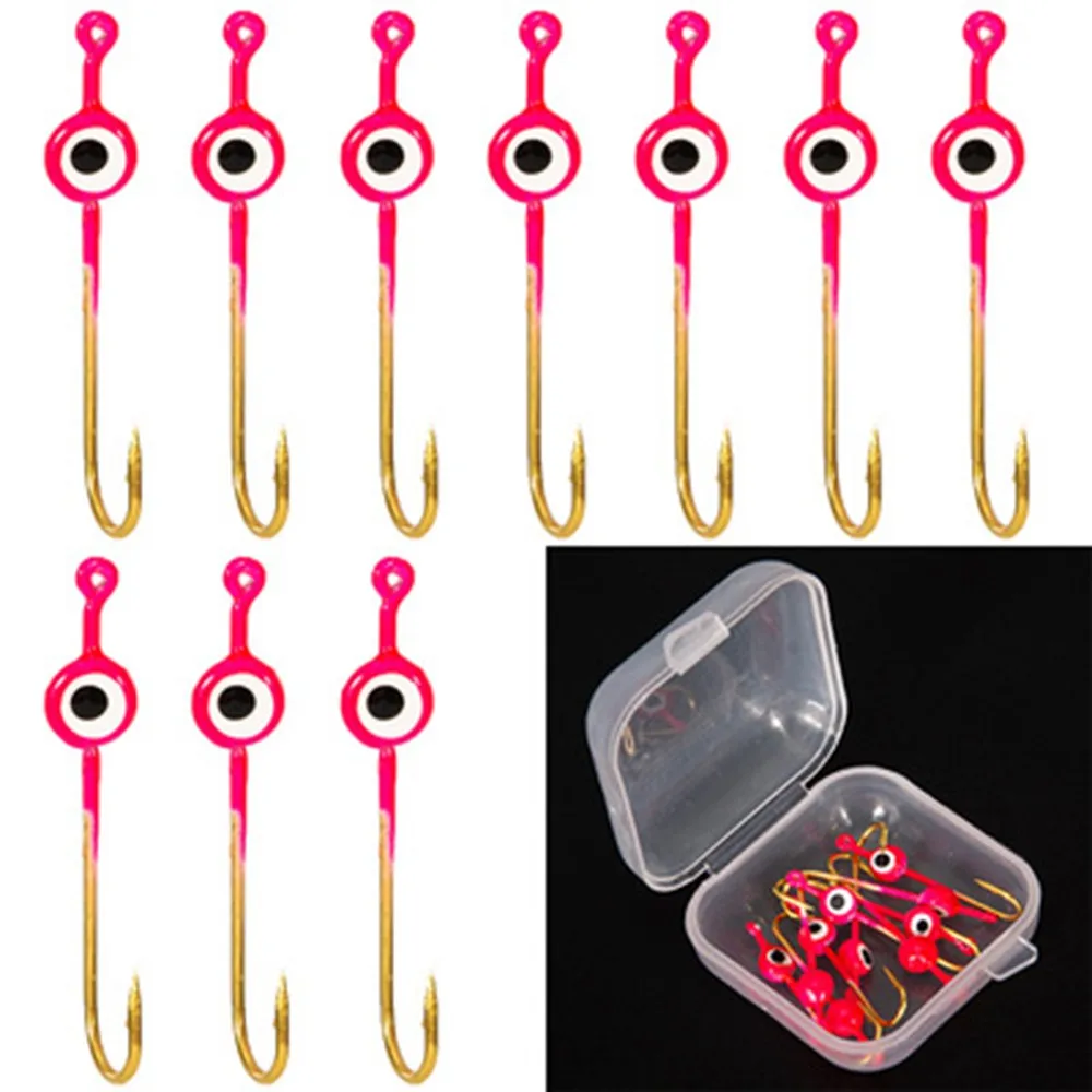 10pcs/Box Ice Fishing Metal Jigs Heads Winter Jigging Barbed Hooks For Walleye Sea Tackle Fly Fishing Carp Hooks Accessories
10pcs/Box Ice Fishing Metal Jigs Heads Winter Jigging Barbed Hooks For Walleye Sea Tackle Fly Fishing Carp Hooks Accessories