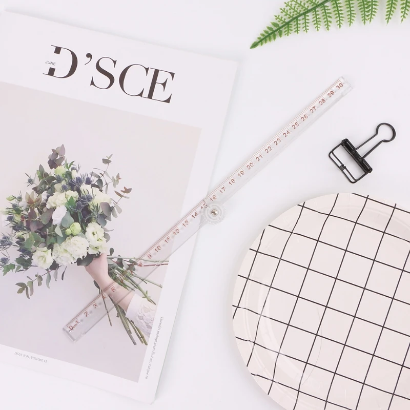 Clear Acrylic Folding Straight Ruler Drawing Student Stationery School Supplies G92E
Clear Acrylic Folding Straight Ruler Drawing Student Stationery School Supplies G92E