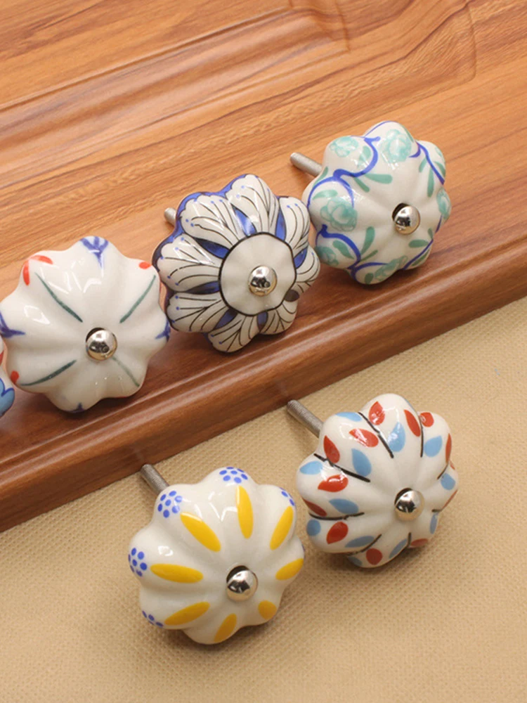 Pack of One Vintage Ceramic Door Knobs for Cabinet Drawer, Closet Cupboard Wardrobe furniture door Pull Handle
Pack of One Vintage Ceramic Door Knobs for Cabinet Drawer, Closet Cupboard Wardrobe furniture door Pull Handle
