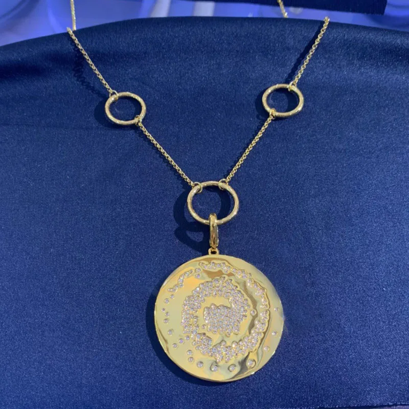 UMGODLY Brand Milky Way Necklace Fashion Full Cubic Zirconia Gold Color Charm Round Nebula Galaxy Pendant Women Party Jewelry
UMGODLY Brand Milky Way Necklace Fashion Full Cubic Zirconia Gold Color Charm Round Nebula Galaxy Pendant Women Party Jewelry