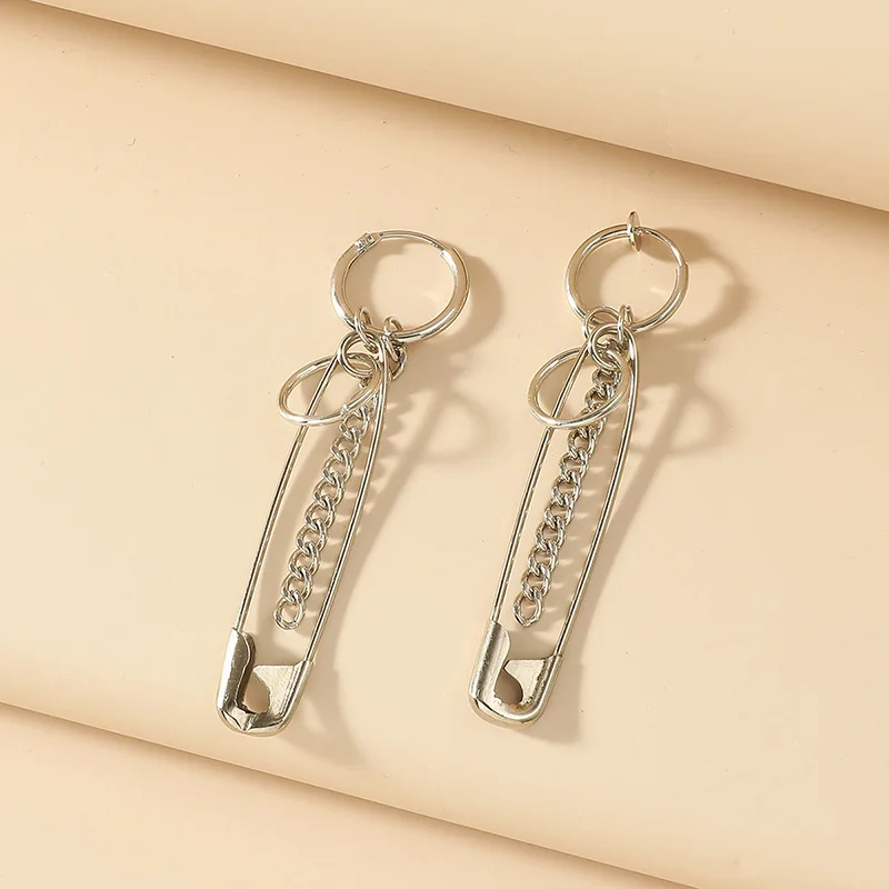 Creative Punk Safty Pin Earrings Hip Hop Letter HOE Butterfly Colorful Beads Earrings For Women Men Fashion Jewelry
Creative Punk Safty Pin Earrings Hip Hop Letter HOE Butterfly Colorful Beads Earrings For Women Men Fashion Jewelry