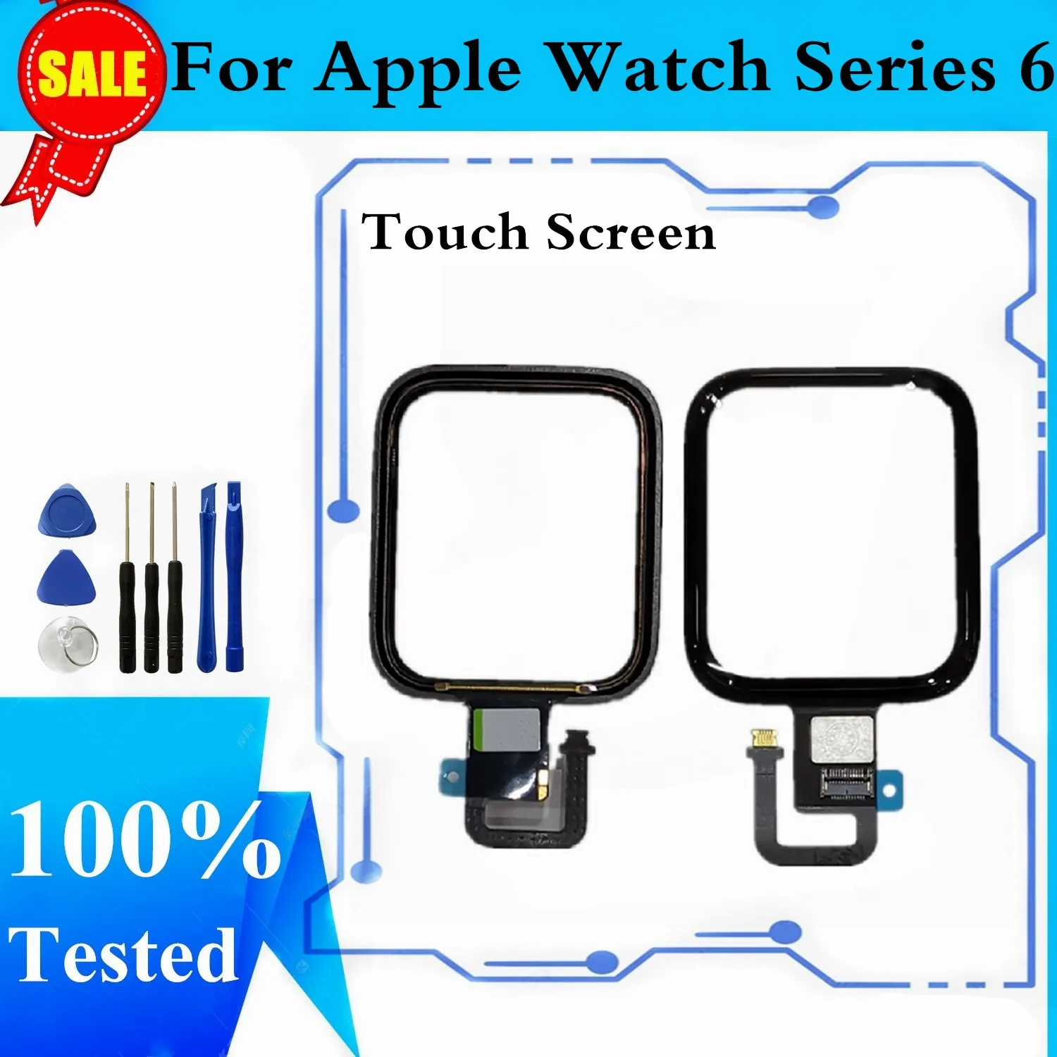 Original Touch Screen For Apple Watch Series 6 Touch Screen Digitizer For iWatch 6 40mm/44mm Front Touch Panel Replacement
Original Touch Screen For Apple Watch Series 6 Touch Screen Digitizer For iWatch 6 40mm/44mm Front Touch Panel Replacement