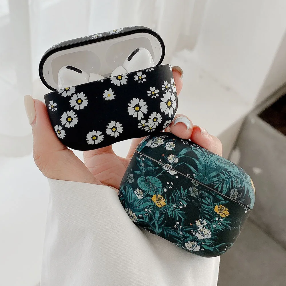 Daisy Leaf Hard PC Bluetooth Wireless Earphone Case For AirPods 2 Pro 1 Earphone Accessories Charging Bag Flower Protector Cover
Daisy Leaf Hard PC Bluetooth Wireless Earphone Case For AirPods 2 Pro 1 Earphone Accessories Charging Bag Flower Protector Cover