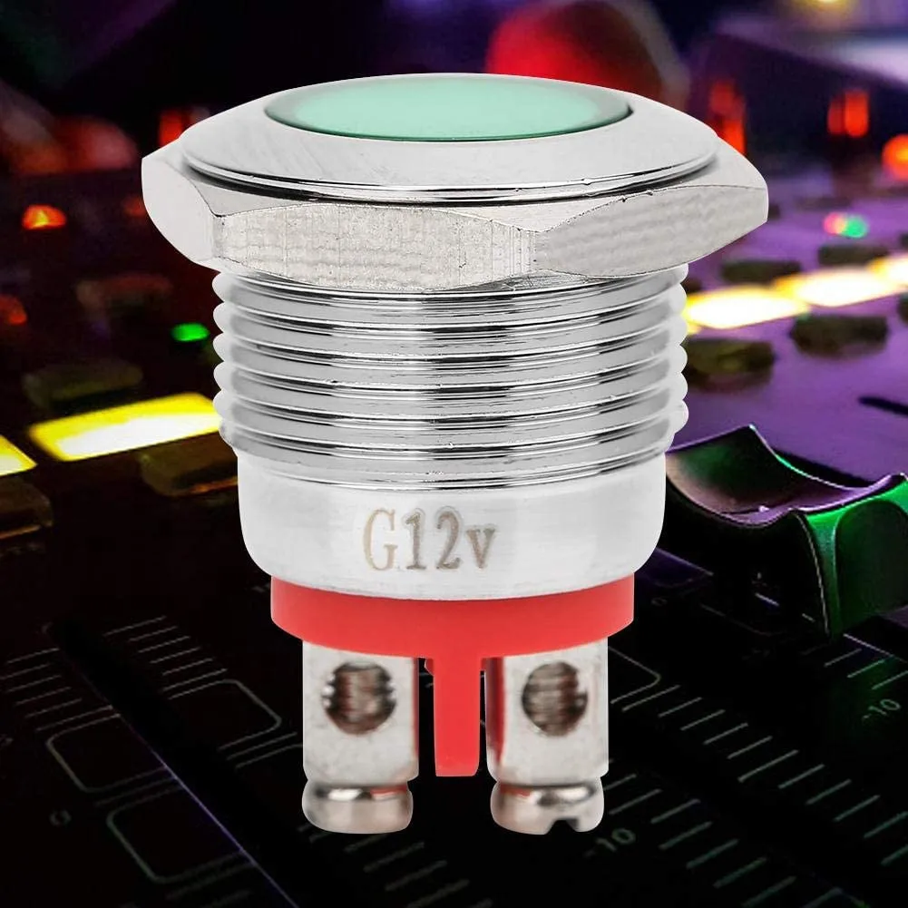 16mm High-quality Metal Indicator Light 5/8Inch 12V GREEN Metal Indicator Pilot Dash Light Lamp Waterproof Signal Indicator
16mm High-quality Metal Indicator Light 5/8Inch 12V GREEN Metal Indicator Pilot Dash Light Lamp Waterproof Signal Indicator