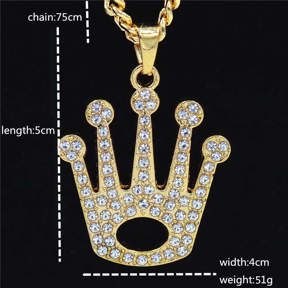 2021 European And American Foreign Trade New Men's Hip Hop Crown Necklace Hip Hop Street Style Gold Large Pendant Necklace
2021 European And American Foreign Trade New Men's Hip Hop Crown Necklace Hip Hop Street Style Gold Large Pendant Necklace
