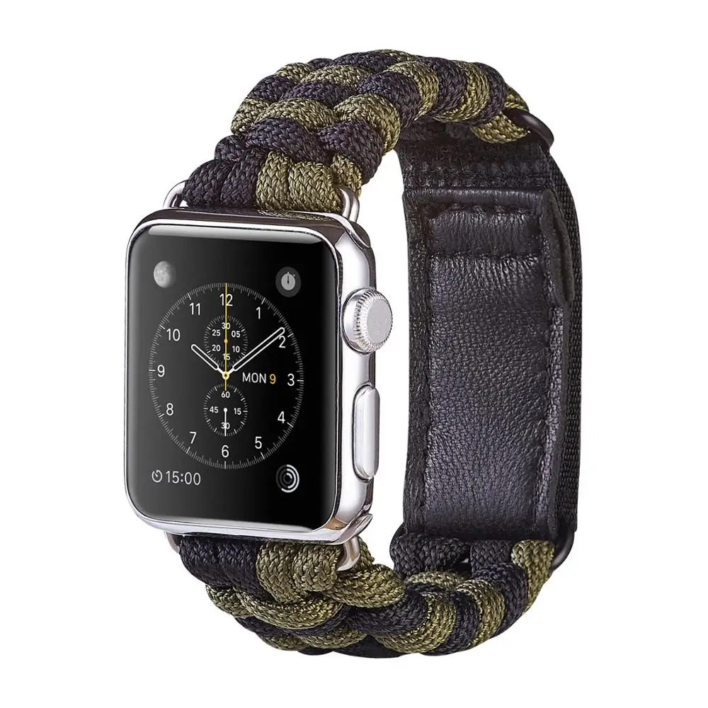 Двухцветная переменного сплетенный ремешок для наручных часов Apple Watch, версии 6/5/4/3/2/SE нейлоновая веревка модный браслет для наручных часов ...
Двухцветная переменного сплетенный ремешок для наручных часов Apple Watch, версии 6/5/4/3/2/SE нейлоновая веревка модный браслет для наручных часов ...