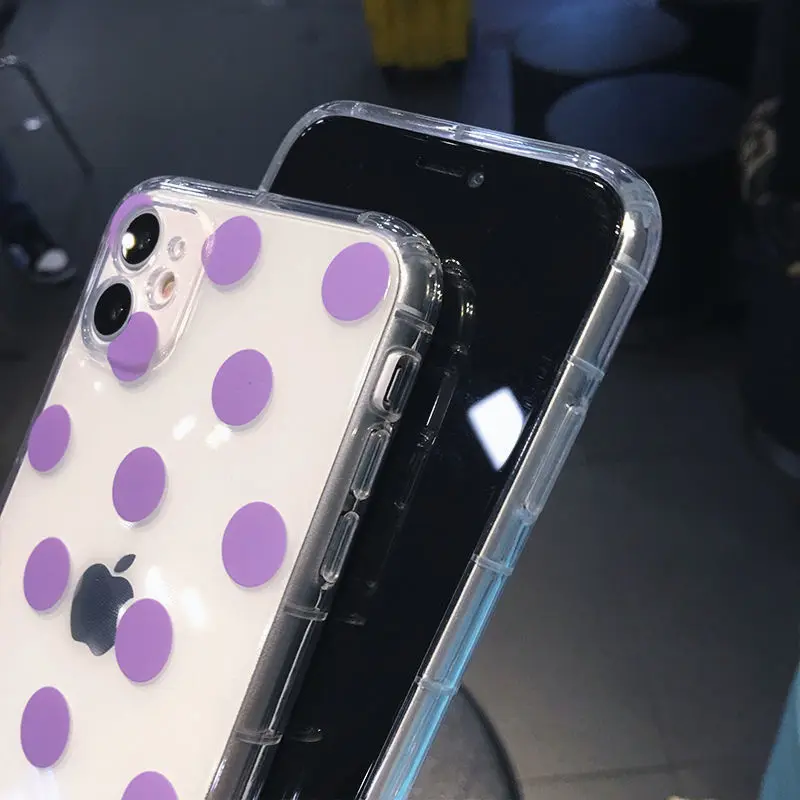 Fashion Wave Point Phone Case For iPhone 11 12 Pro Max X XR Xs Max 8 7 Plus SE 2020 Cute Polka Dot Clear Soft Back Cover Coque
Fashion Wave Point Phone Case For iPhone 11 12 Pro Max X XR Xs Max 8 7 Plus SE 2020 Cute Polka Dot Clear Soft Back Cover Coque