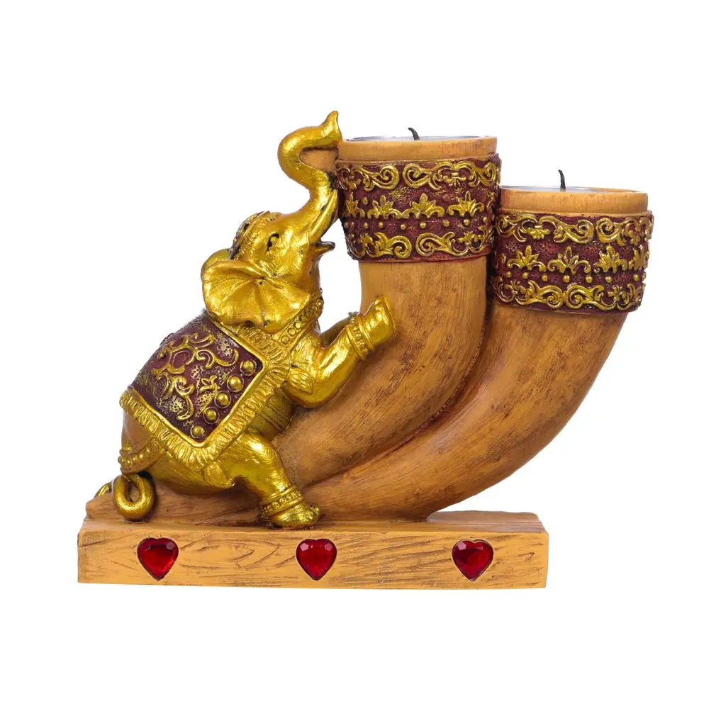 Good Luck Elephant Candle Holder Elephant Decorative Figure Home Decor Indian Thai Elephant Candle Ornaments
Good Luck Elephant Candle Holder Elephant Decorative Figure Home Decor Indian Thai Elephant Candle Ornaments
