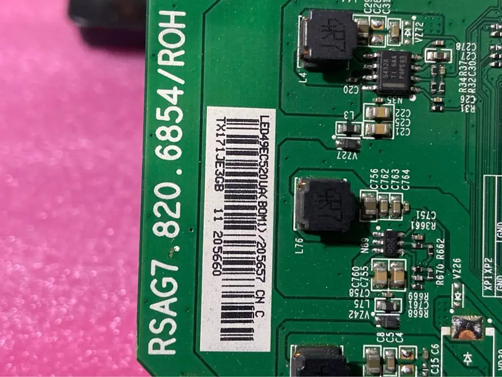 Original LED49EC520UA TV motherboard RSAG7.820.6854 screen HD490DU-E31 205657
Original LED49EC520UA TV motherboard RSAG7.820.6854 screen HD490DU-E31 205657