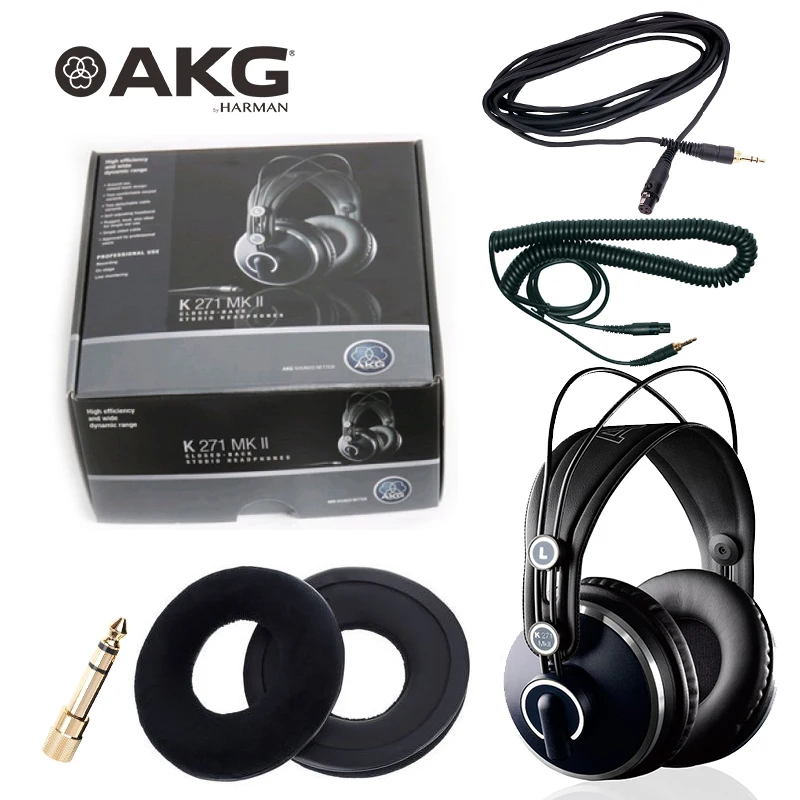 Original New AKG K271 MKII Professional Monitor Recording Headphone Wired HIFI Headset
Original New AKG K271 MKII Professional Monitor Recording Headphone Wired HIFI Headset