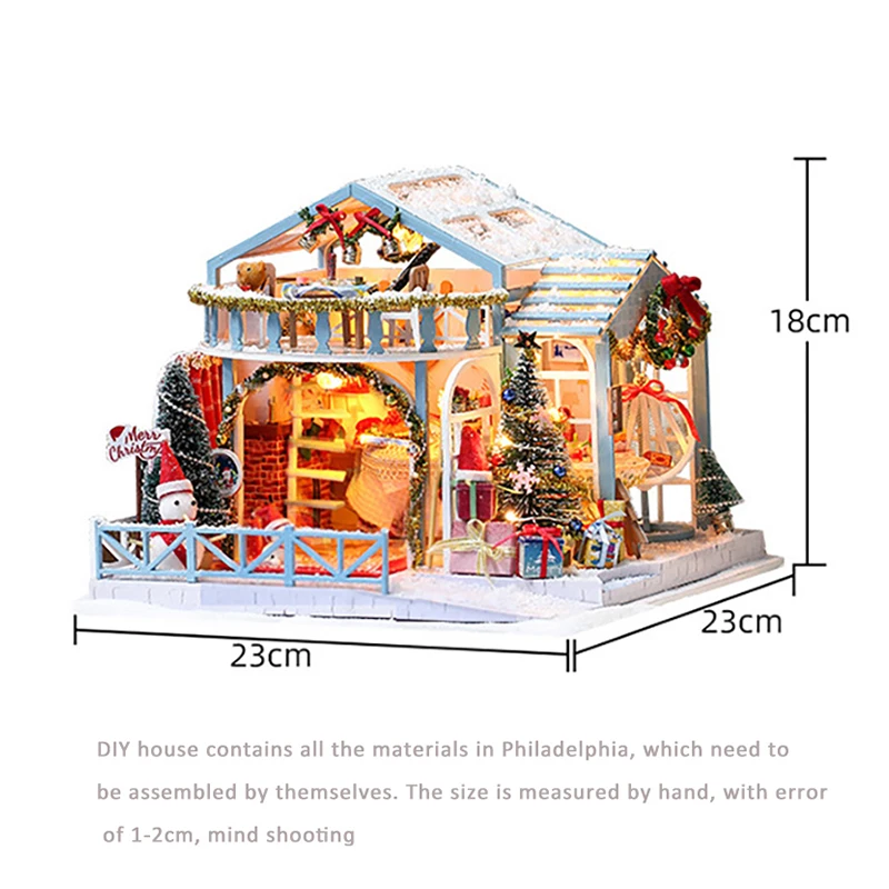 Diy Miniature Dollhouse Kit Wood Doll House Furniture European Style For Adult Birthday Gift Toys For Children Christmas Houses
Diy Miniature Dollhouse Kit Wood Doll House Furniture European Style For Adult Birthday Gift Toys For Children Christmas Houses