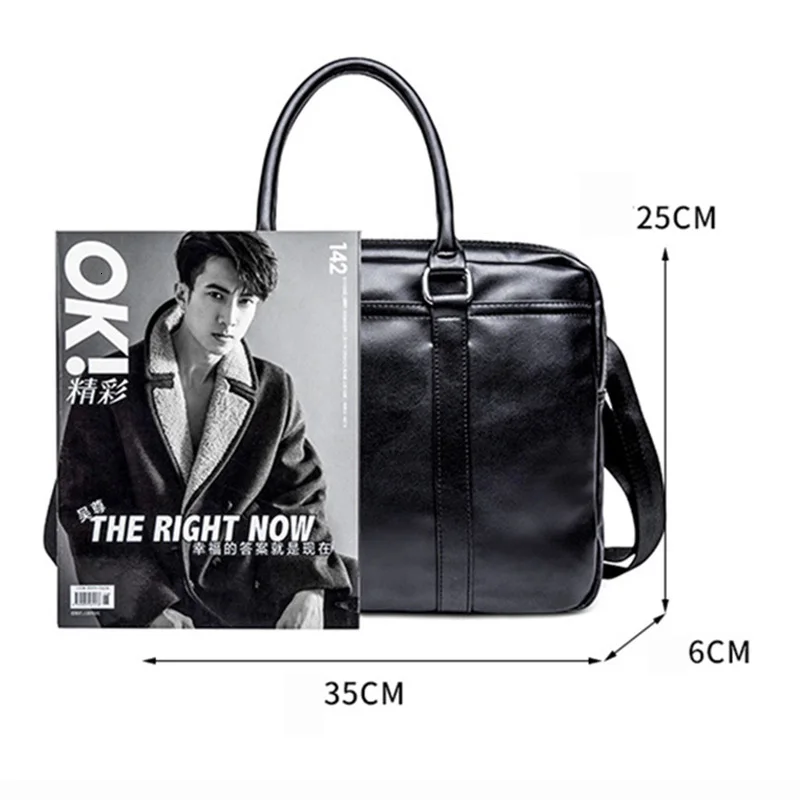 Leather Laptop Bag 13inch Fashion Youth Shoulder Handbag Men's Briefcase Waterproof Superior Luxury Business Bags
Leather Laptop Bag 13inch Fashion Youth Shoulder Handbag Men's Briefcase Waterproof Superior Luxury Business Bags