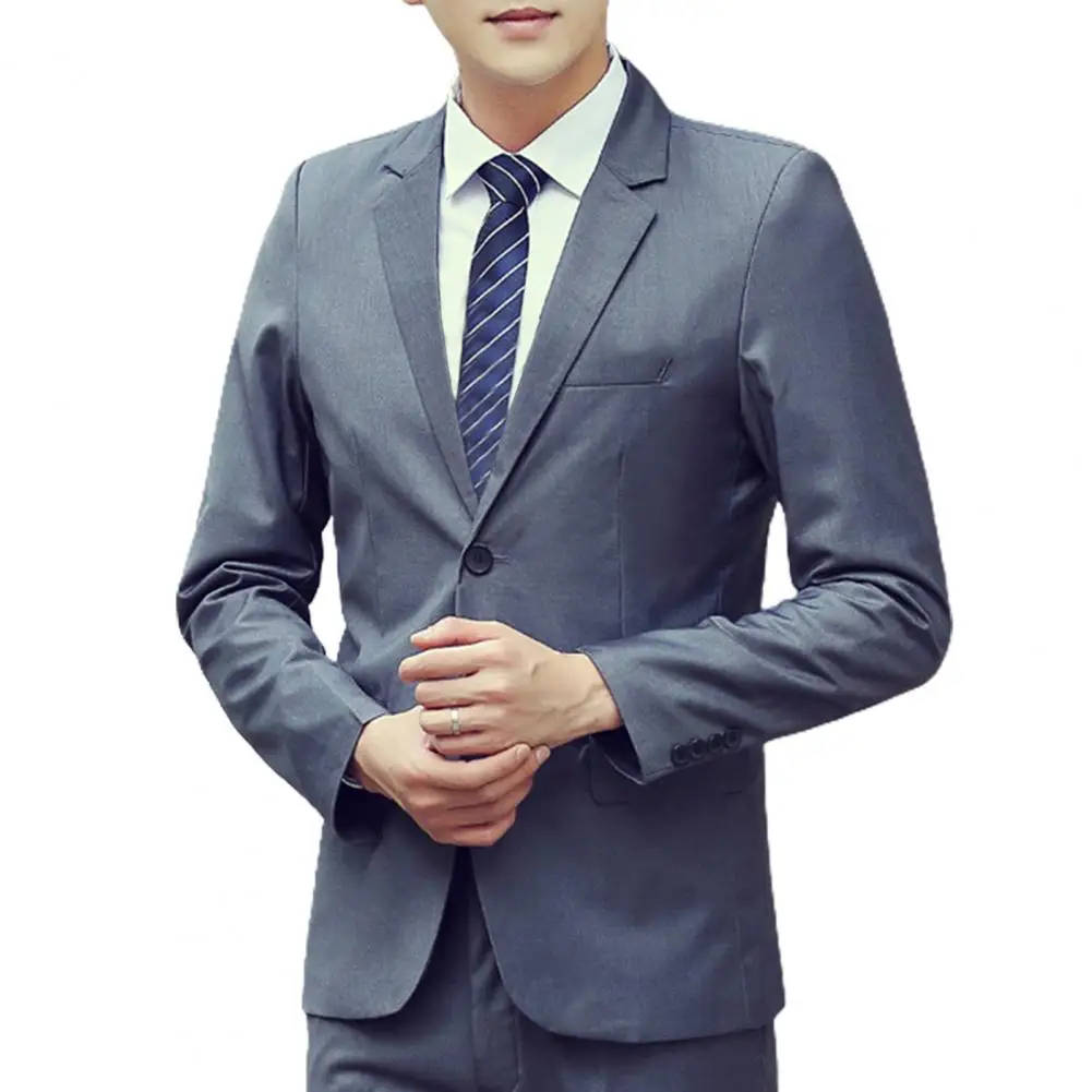 Men Single Breasted Solid Color Slim Blazer Vest Pants Suit 3 Pieces Set for Business
Men Single Breasted Solid Color Slim Blazer Vest Pants Suit 3 Pieces Set for Business