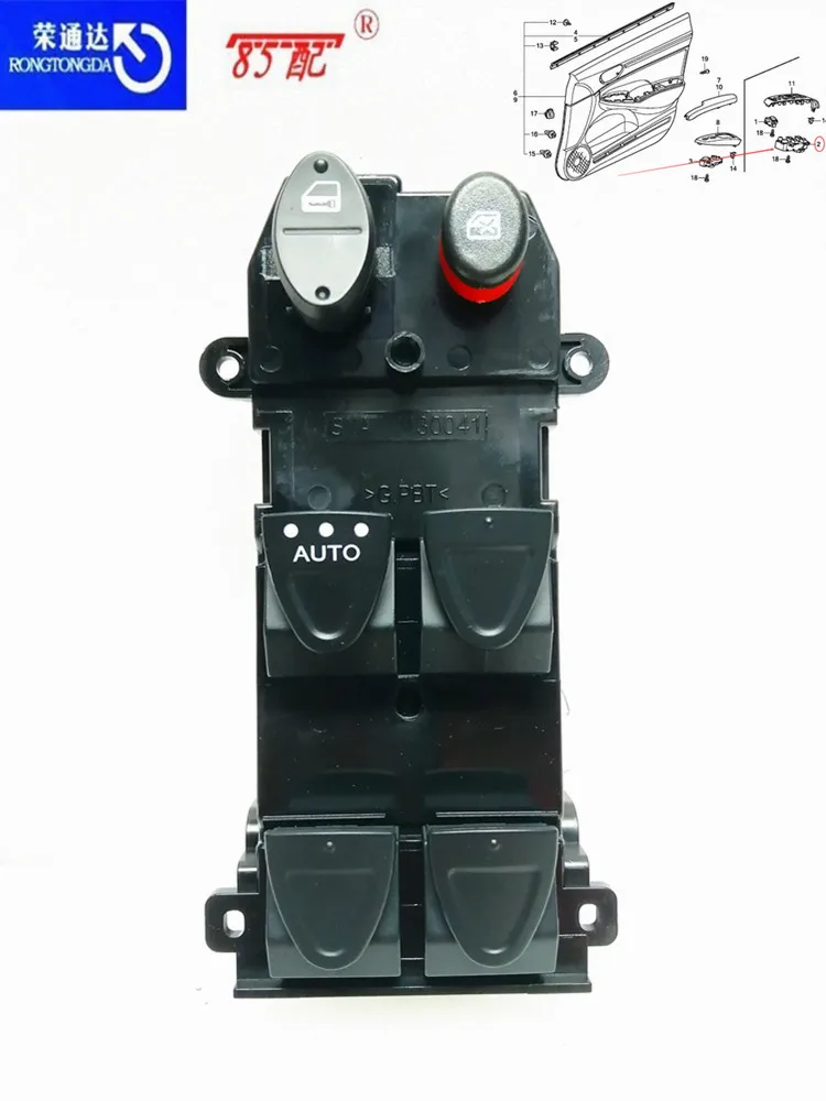 Electric window main switch 35750SNAA11 35750SNVH51 For Honda Civic 2006-2016 Left front glass lifter switch
Electric window main switch 35750SNAA11 35750SNVH51 For Honda Civic 2006-2016 Left front glass lifter switch