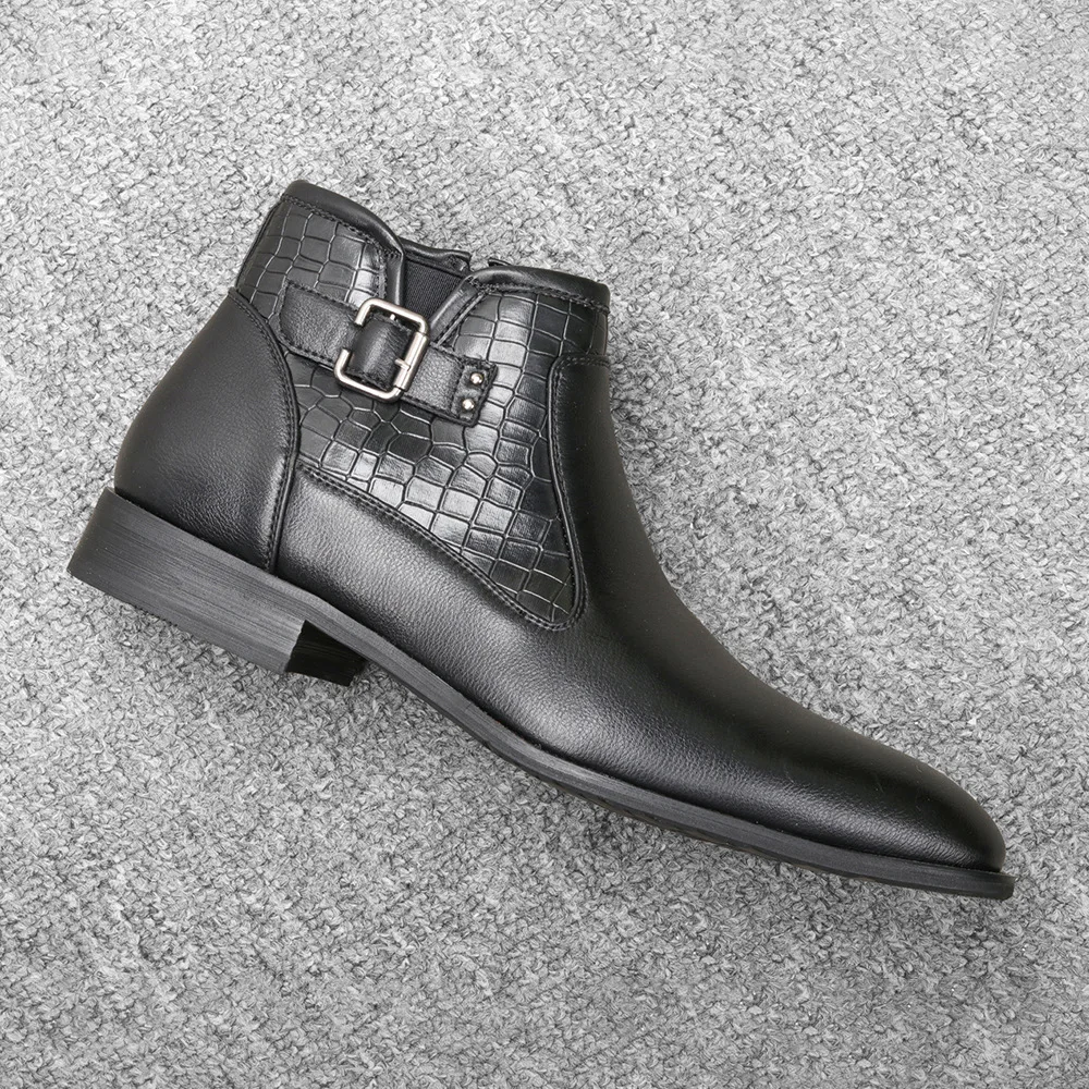 Men's Chelsea leather boots British Men's Leather Boots Fashion Retro Leather shoes high quality warm men's winter boots 40-46
Men's Chelsea leather boots British Men's Leather Boots Fashion Retro Leather shoes high quality warm men's winter boots 40-46