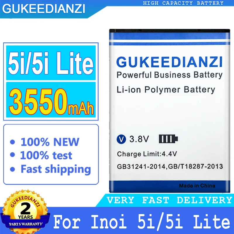 Аккумулятор большой мощности 3550 мАч для Inoi 5i/5i Lite 5iLite
Аккумулятор большой мощности 3550 мАч для Inoi 5i/5i Lite 5iLite