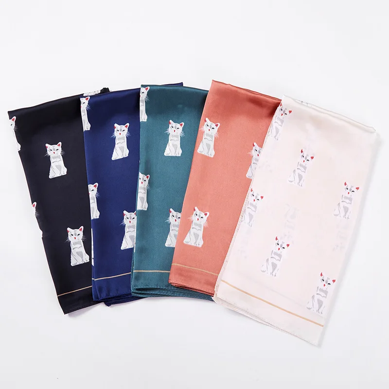Fashion Silk Satin Neck Scarves For Women Small Kerchief Hair Scarf Female 60*60cm Cute Headband Bag Scarfs For Ladies Dropship
Fashion Silk Satin Neck Scarves For Women Small Kerchief Hair Scarf Female 60*60cm Cute Headband Bag Scarfs For Ladies Dropship