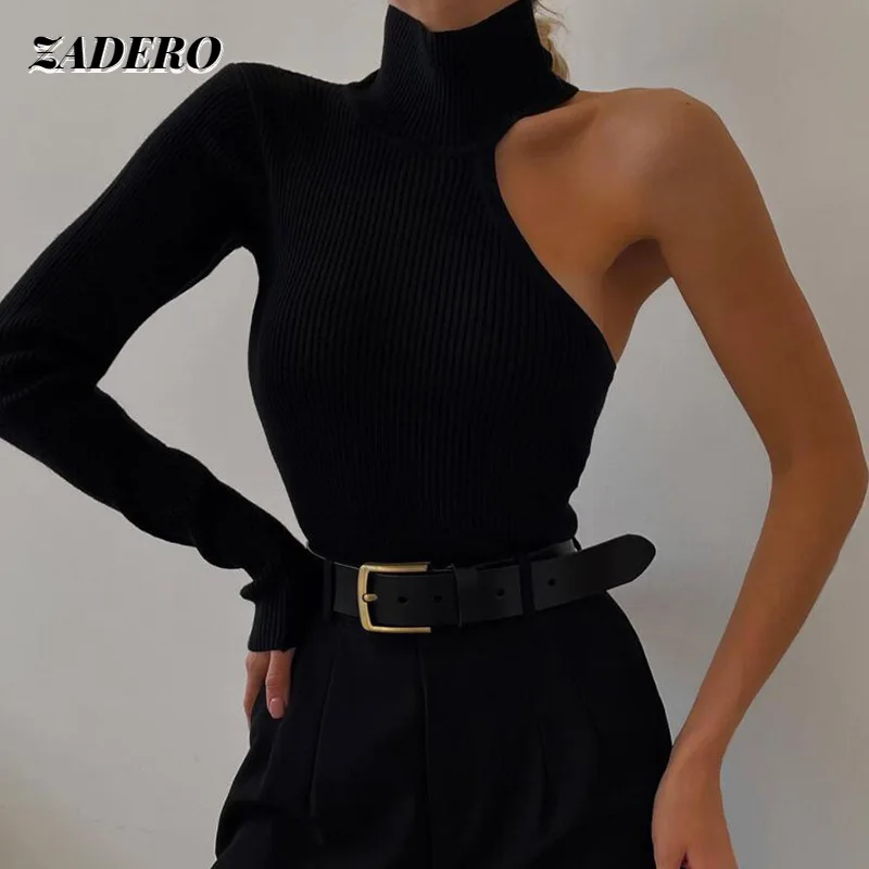 Sexy One Shoulder Ribbed Knitted Bodysuit Women 2022 Spring Cut Out Black Slim Skinny Tops Party Elegant Bodysuits Clothes
Sexy One Shoulder Ribbed Knitted Bodysuit Women 2022 Spring Cut Out Black Slim Skinny Tops Party Elegant Bodysuits Clothes