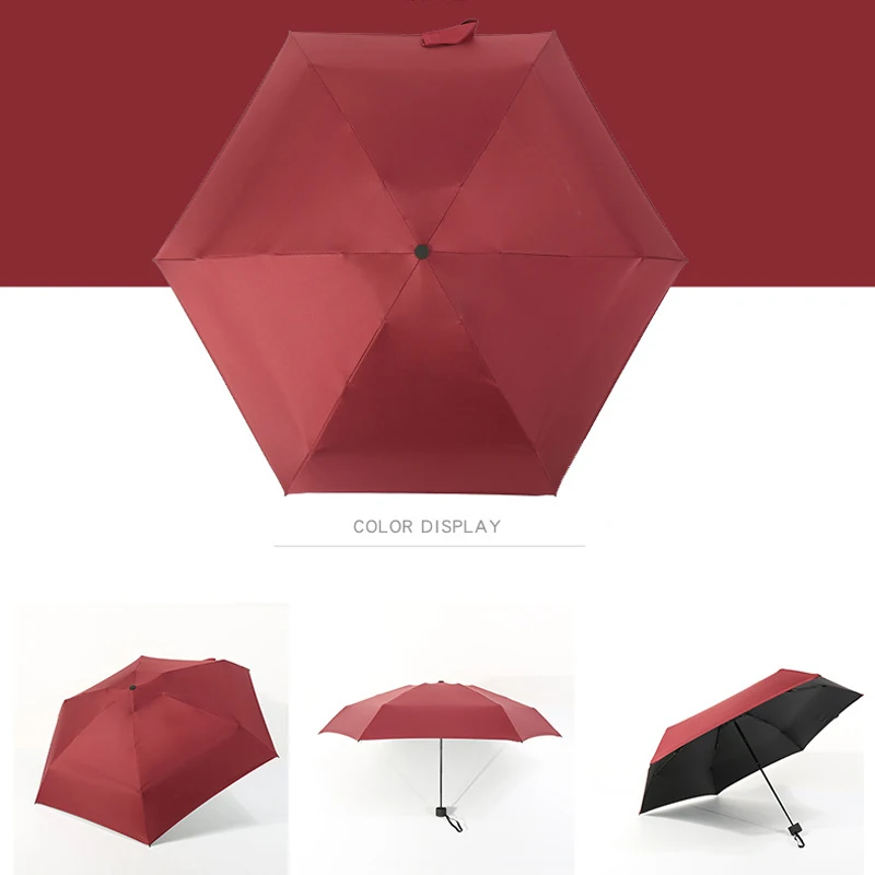 Women Luxury Lightweight Umbrella Black Coating Parasol 5 Fold Sun Rain Umbrella Unisex Travel Protable Pocket Mini Umbrella-35 
Women Luxury Lightweight Umbrella Black Coating Parasol 5 Fold Sun Rain Umbrella Unisex Travel Protable Pocket Mini Umbrella-35