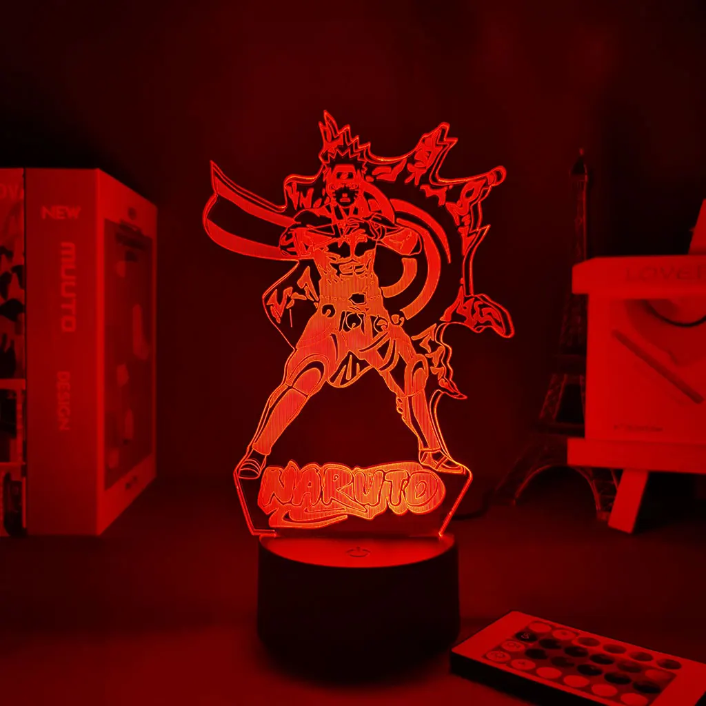 Manga Narutoed Anime Figure For Home Lights For Bedroom Valentines Day Gift For Boyfriend Kids Bedroom night light 3D Lamp 
Manga Narutoed Anime Figure For Home Lights For Bedroom Valentines Day Gift For Boyfriend Kids Bedroom night light 3D Lamp