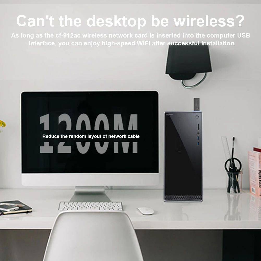 1200Mbps Multifunctional Laptop Travel PC High Speed Dual Band Portable Office Home Network Card USB 3.0 Wireless Adapter
1200Mbps Multifunctional Laptop Travel PC High Speed Dual Band Portable Office Home Network Card USB 3.0 Wireless Adapter
