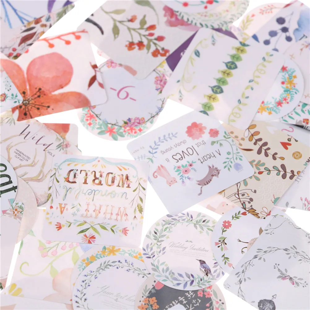 Fresh Florid Mini Paper Sticker Decoration Diy Diary Scrapbooking Seal Toys Sticker 46 Pcs/ Box
Fresh Florid Mini Paper Sticker Decoration Diy Diary Scrapbooking Seal Toys Sticker 46 Pcs/ Box