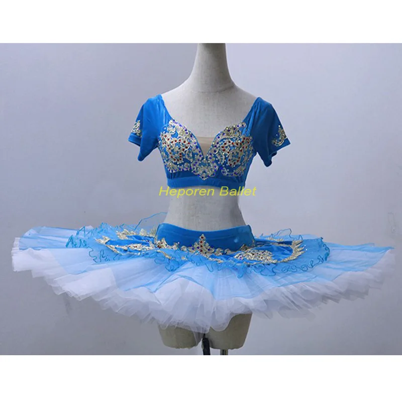 New Arrival Swan Ballet Dress For Competitio turquoise Color, Professional top and skirt Split ballet TUTU for Le Corsaire 
New Arrival Swan Ballet Dress For Competitio turquoise Color, Professional top and skirt Split ballet TUTU for Le Corsaire