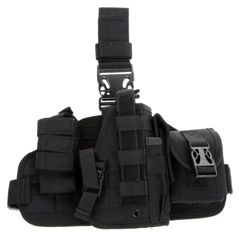 

Universal Tactical Thigh Gun Holster Molle Pouch Military Army Paintball Hunting Airsoft Glock Drop Leg Handgun Pistol Holsters