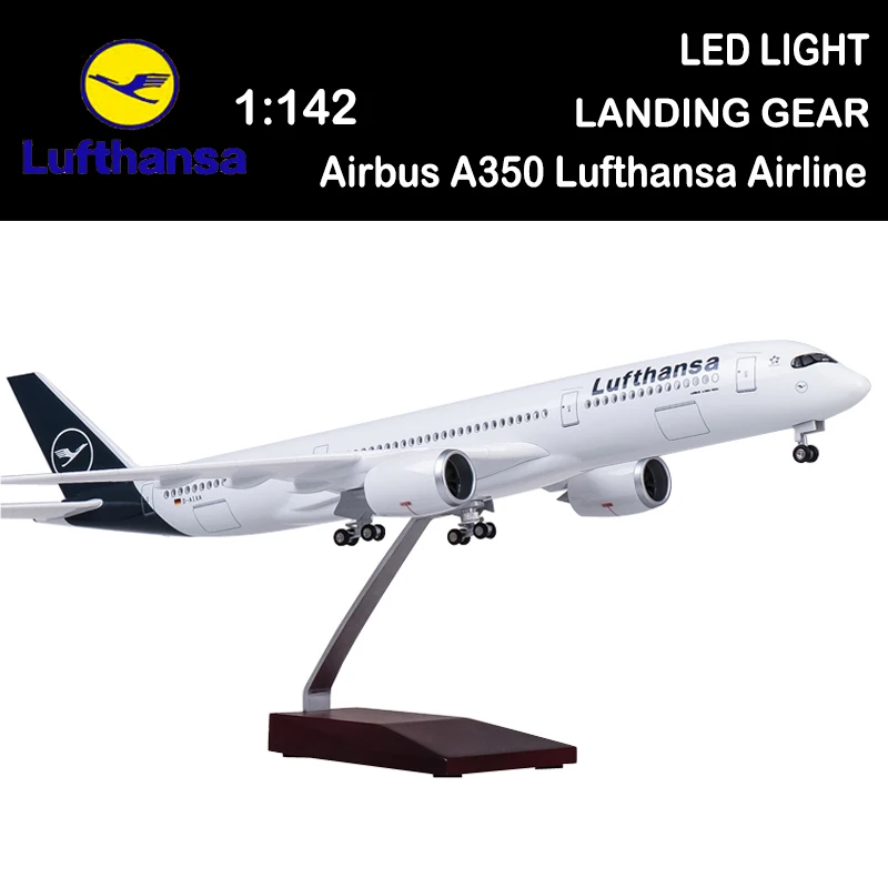 1/142 47 см самолет Airbus A350 Lufthansa Airline модель светодиодный светильник для литья под давлением коллекция самолетов детский подарок для взрослых н... 
1/142 47 см самолет Airbus A350 Lufthansa Airline модель светодиодный светильник для литья под давлением коллекция самолетов детский подарок для взрослых н...