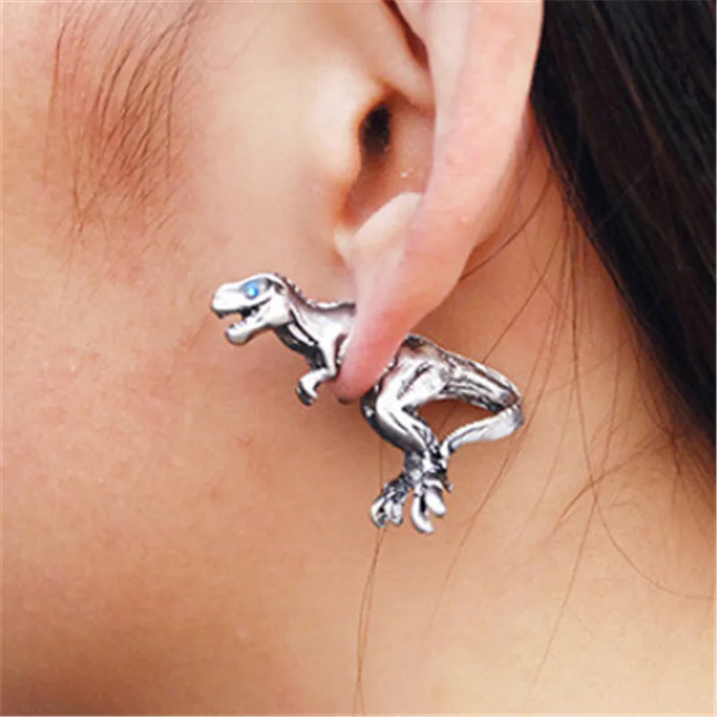 Harajuku Stereo Tyrannosaurus Puncture Earrings for Women Retro Stud Detachable Cute and Sweet Animal Earring Jewelry Girls Gift
Harajuku Stereo Tyrannosaurus Puncture Earrings for Women Retro Stud Detachable Cute and Sweet Animal Earring Jewelry Girls Gift
