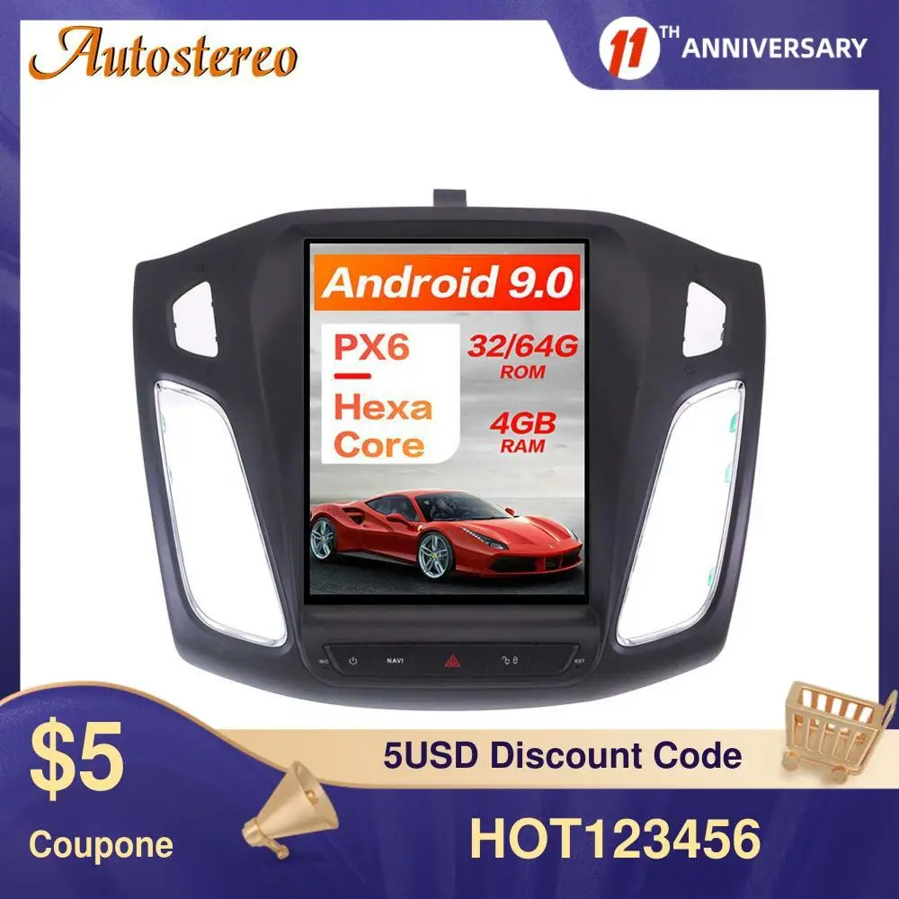 Tesla Style Android 9.0 6 Core Car GPS Navigation For Ford Focus 2013-2017 Stereo Head Unit Multimedia Player Auto Radio Carplay
Tesla Style Android 9.0 6 Core Car GPS Navigation For Ford Focus 2013-2017 Stereo Head Unit Multimedia Player Auto Radio Carplay
