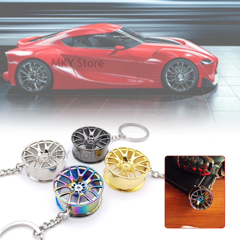 Aluminum Steering Wheel Keychain Wheel Hub Key Pendant Car Key Ring High-grade Men Gift Trinkets Metal Keychain
Aluminum Steering Wheel Keychain Wheel Hub Key Pendant Car Key Ring High-grade Men Gift Trinkets Metal Keychain