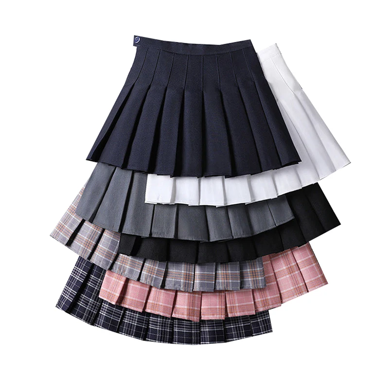 Plaid Women Pleated Skirt Summer High Waist Woman Skirts Preppy Style A-Line Female Plaid Mini Skirt Fashion Ladies Short Skirts
Plaid Women Pleated Skirt Summer High Waist Woman Skirts Preppy Style A-Line Female Plaid Mini Skirt Fashion Ladies Short Skirts