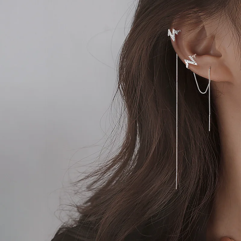 Exquisite Silver Plated Heartbeat Clip Earlobe Personality Feminine Charm Jewelry Elegant Girl Stud Earrings Birthday Gift
Exquisite Silver Plated Heartbeat Clip Earlobe Personality Feminine Charm Jewelry Elegant Girl Stud Earrings Birthday Gift