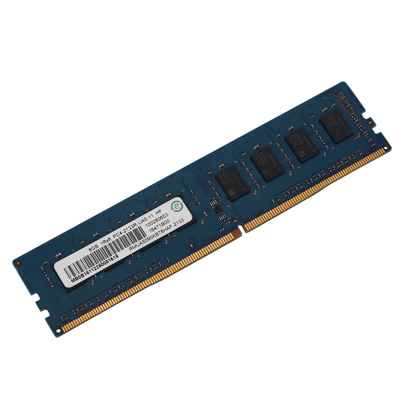 DDR4 8GB Desktop Memory 1RX8 PC4-2133R 213hz 284Pins 1.2V DIMM Ram for AMD Motherboard
DDR4 8GB Desktop Memory 1RX8 PC4-2133R 213hz 284Pins 1.2V DIMM Ram for AMD Motherboard