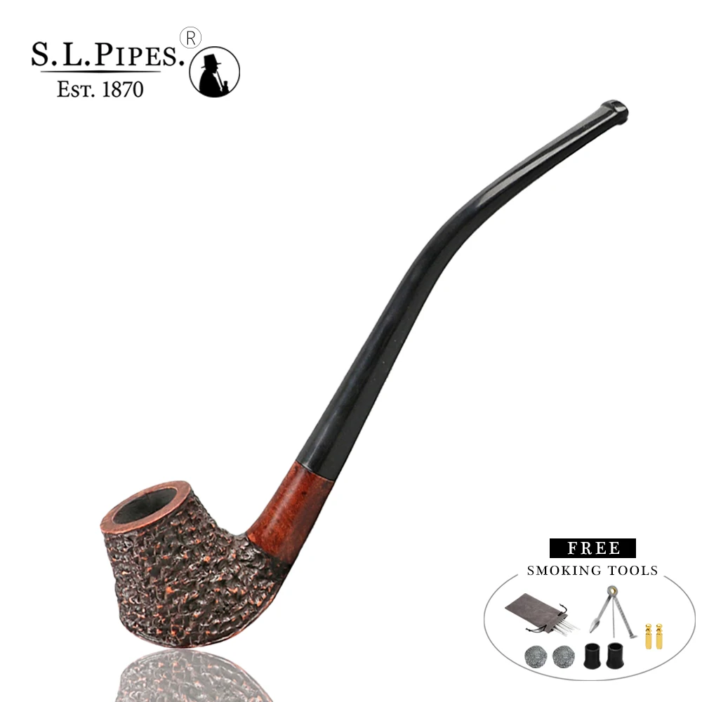 Smoker Churchwarden Long Stem briarwood Smoking Pipe 3mm Filter briar Wooden Pipe Acrylic Mouthpiece with free smoking tools
Smoker Churchwarden Long Stem briarwood Smoking Pipe 3mm Filter briar Wooden Pipe Acrylic Mouthpiece with free smoking tools
