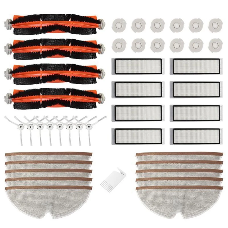 For Xiaomi Roborock Robot S50 S5 Vacuum Cleaner Spare Parts Kits Mop Cloths Filter Side Brush Roll Brush Replacement
For Xiaomi Roborock Robot S50 S5 Vacuum Cleaner Spare Parts Kits Mop Cloths Filter Side Brush Roll Brush Replacement